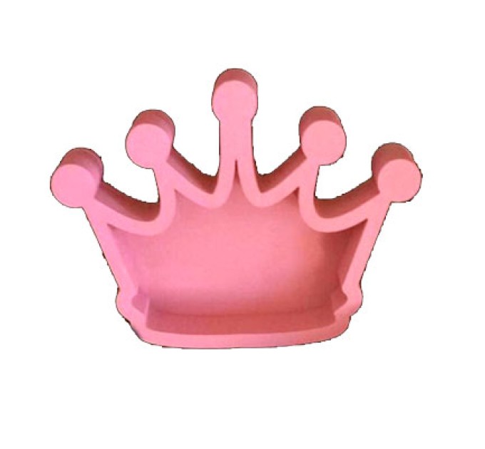 Корона 24*20, розовый