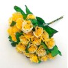 Роза букет, жёлтый (упаковка 5 шт)