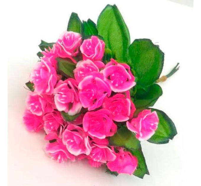 Роза букет, розовый (упаковка 5 шт)