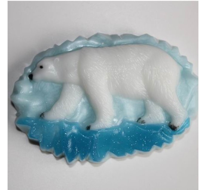Белый медведь пластиковая форма