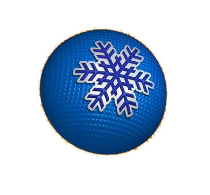 Шар Снежинка-3, пластиковая форма