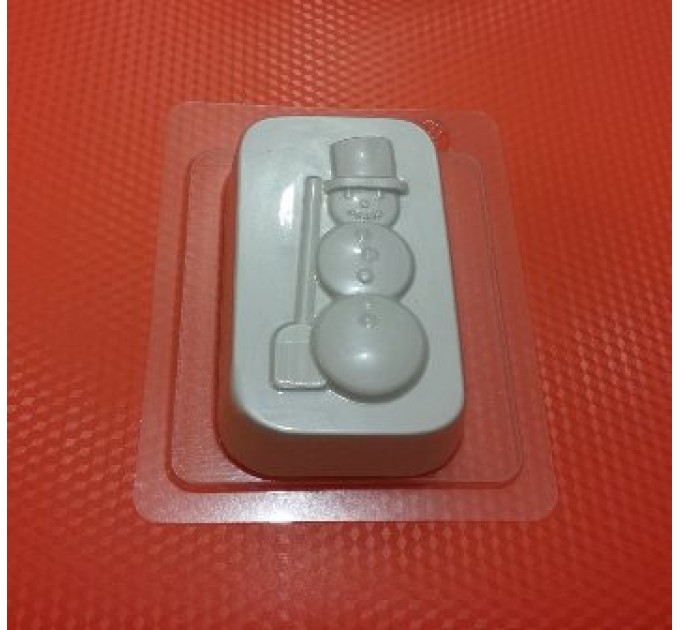 Снеговик на бруске, пластиковая форма