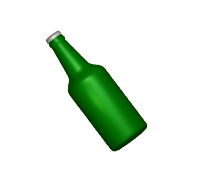 Пиво/бутылка под картинку, пластиковая форма