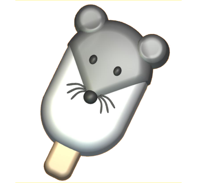 Мороженое/Мышка (пломбир), пластиковая форма