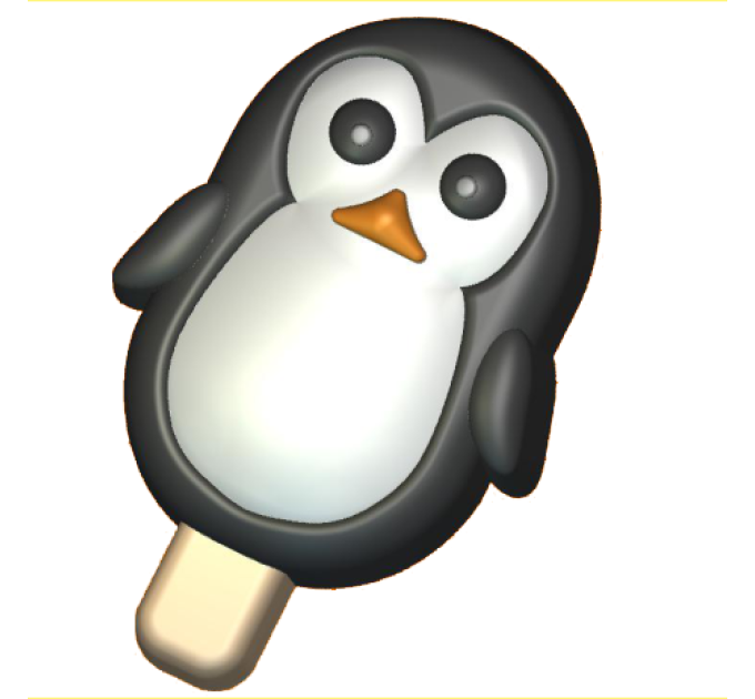 Мороженое/Пингвин, пластиковая форма
