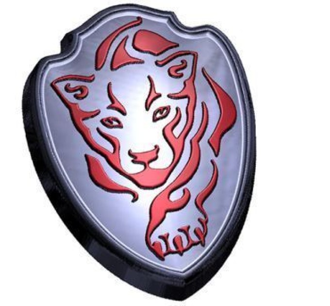 Тигр щит, пластиковая форма