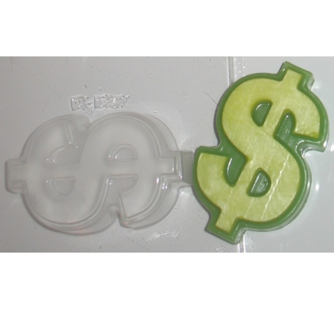 Доллар, пластиковая форма