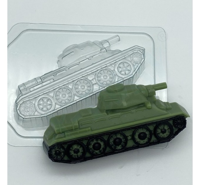 Танк Т-34/бок, пластиковая форма