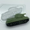Танк Т-34/бок, пластиковая форма