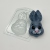 Заяц уши торчком, пластиковая форма