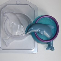 Дельфин в обруче, пластиковая форма