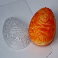 Яйцо-фактура роз, пластиковая форма