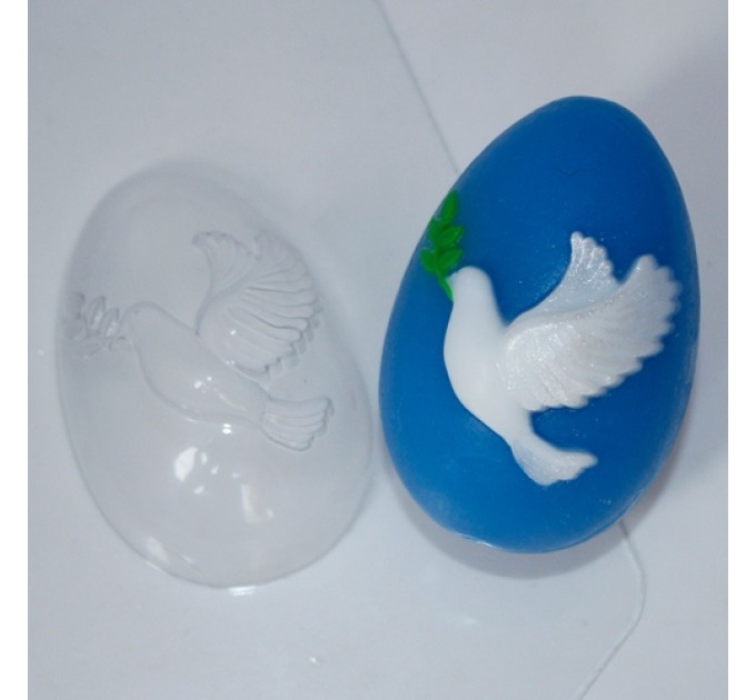 Яйцо-голубь мира, пластиковая форма