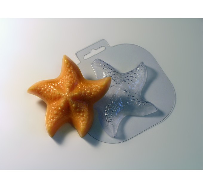 Морская звезда большая пластиковая форма