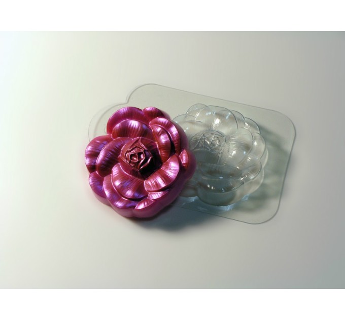 Чайная роза пластиковая форма