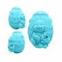Силиконовая форма Пасхальное яйцо 3D (на пазах) 