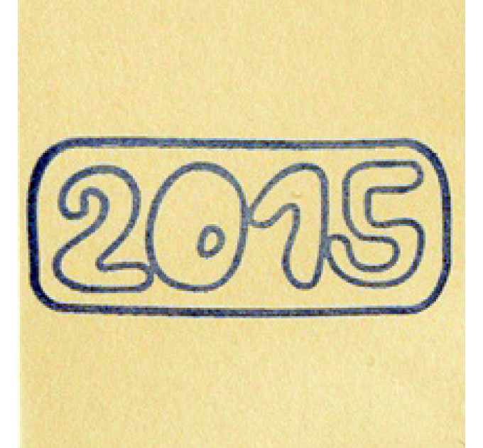 2015, силиконовый штамп