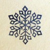 Снежинка № 4, силиконовый штамп