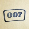 007, силиконовый штамп