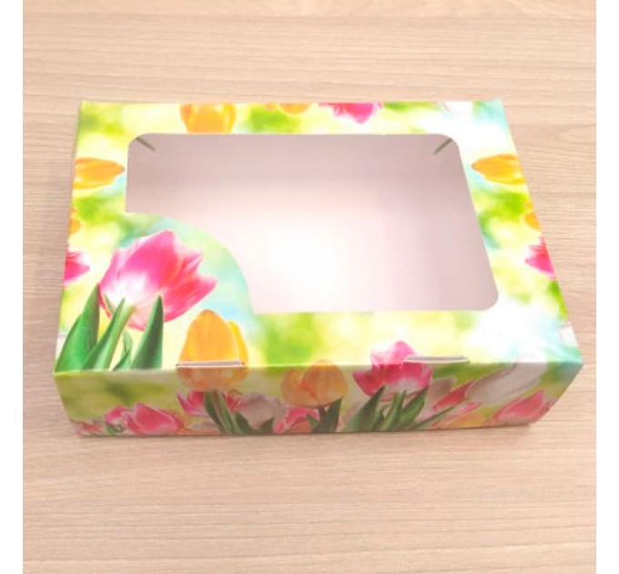Коробка для мыла "Тюльпаны", 20*12*4 см